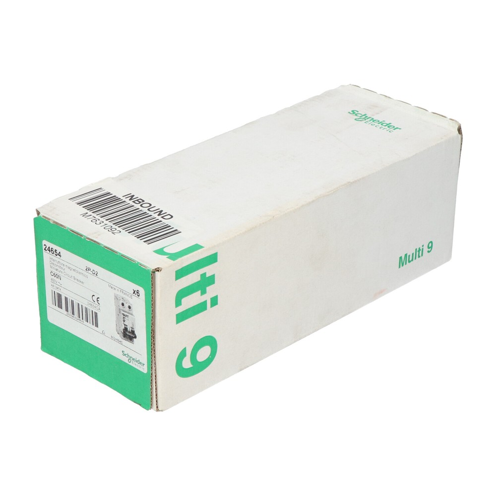 Schneider Electric 24654 Circuit Breaker C60N 2P 2A D New NFP Sealed (6pcs)