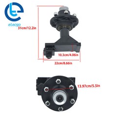 Shipping Container Wheels and Bolt-On Spindle Kit w/o Handle 6×5.5 Lug