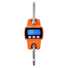 Uimoso Digital Crane Scale 660 lbs/300 kg Portable Hanging Scale Orange