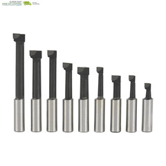 HFS(R) 2″ Boring Head Set, 1/2″ Carbide Boring Bar Set, 9Pcs, Milling