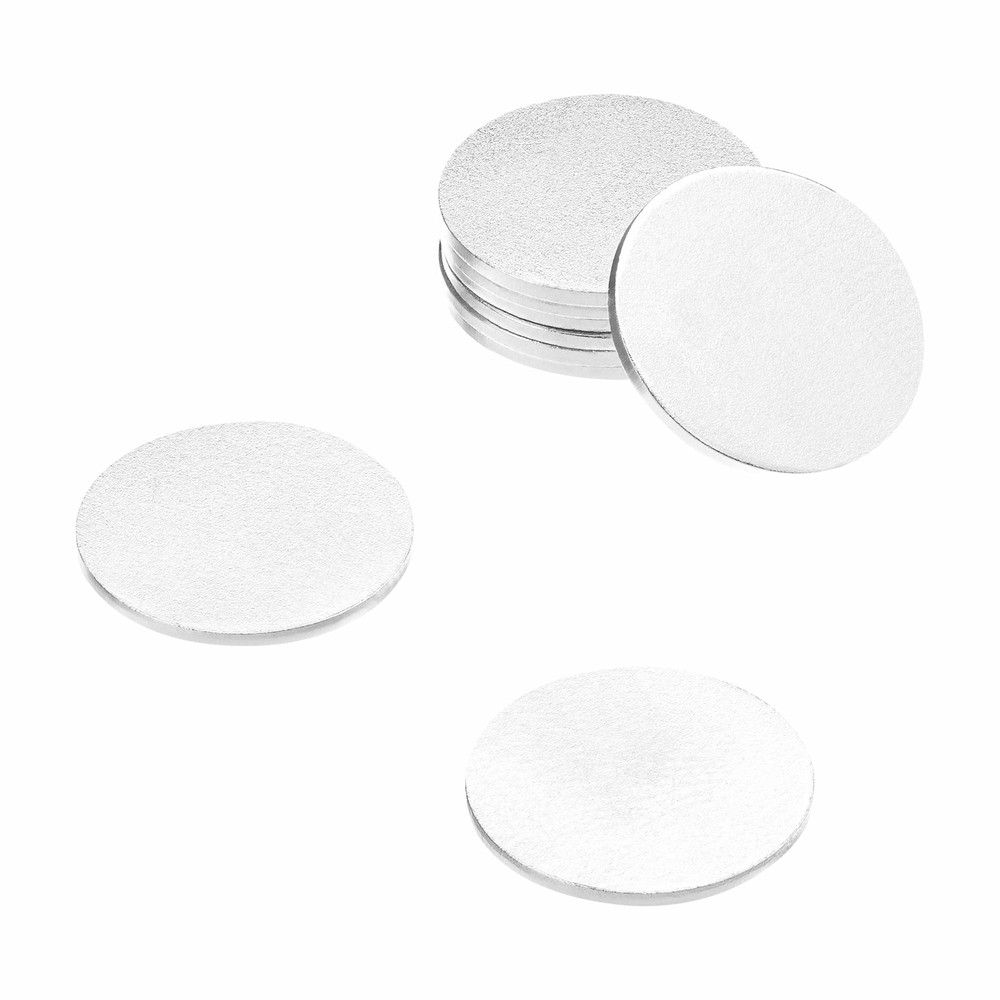 1/2 Inch Steel Disc, Blank Metal Strike Plates (250 Pack)