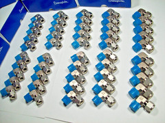 50- Swagelok Stainless Steel Elbows, 3/8″ OD Tube x 3/8″ Male NPT, SS-600-2-6