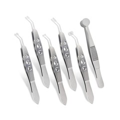 Meibomian Gland Expressor Forceps Kit German Ophthalmic instruments , 6 Pcs Set