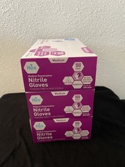 MedPride Powder-Free Nitrile Exam Gloves, Large (Pack of 300)