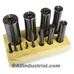 All Industrial 8 Pc, High Precision Expanding Arbor Set Mandrels 1/4″ to 1-1/4″