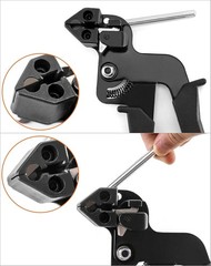 Cable Tie Gun, Stainless Steel Zip Tie Tightener Wrap Tool, Self-locking Meta…