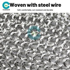 Stainless Steel Mesh Protective Glove Knife Cut Resistant Chain Mail Work Safety