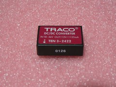 TRACO POWER TEN 3-2422 DC/DC CONVERTER 18-36V IN ±12V / ±125mA OUT “US SELLER”