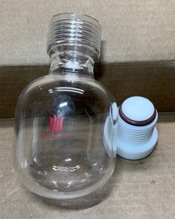 Synthware Round Bottom Pressure Vessel, 350 mL, P170006