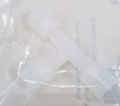 Parker GTC-2 Partek Pargrip PFA Tube Connector Tee 1/8″ Chemical Resistant NEW