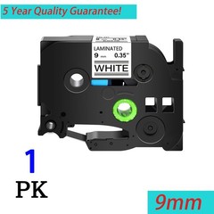 TZ TZE-221 Multiple options Fit Brother P-Touch PT-1910 1610 Black on White 9mm