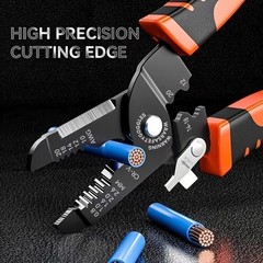 Wire Strippers Crimping Pliers Tool 5in1 Crimper Cutter 10-20 Awg Electric Wire
