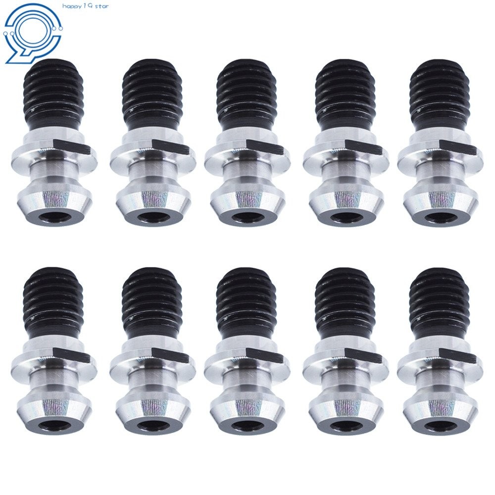 10Pcs CAT40 45°.740″Coolant Pull Stud Retention Knob for Mazak Fadal HURCO Okuma