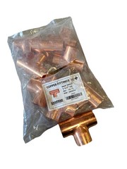 🔴(QTY 9) 1 1/4” Inch Charman 330226 C X C X C Tee PURE Copper Solder Fittings‼️