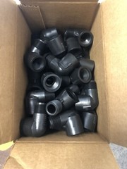 Lasco M412-005 SCH 40 HDPE 90º Street Elbow,1/2″ MIPT x FIPT NEW BOX 50 PCS