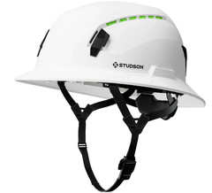 Studson SHK-1 Full Brim Vented, White (SHK1-FB-CW)