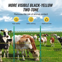 3366Ft 1026M Electric Fence Wire Fencing Polywire Horse Cattle Livestock