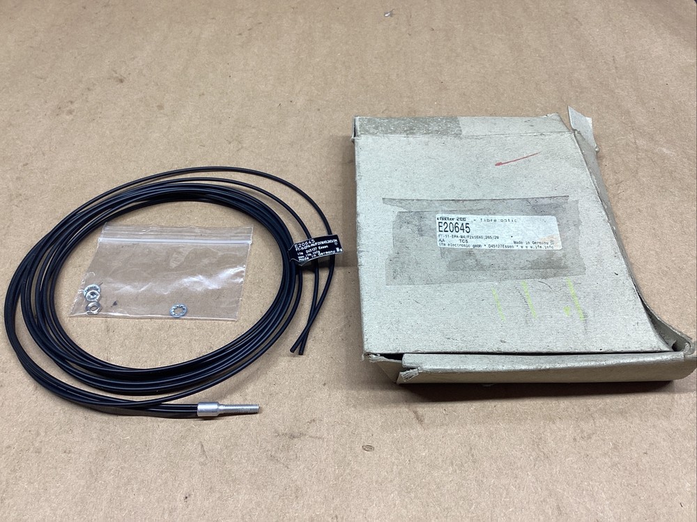 EFECTOR E20645 Diffuse fiber optic sensor, Alluminum head, #824I132