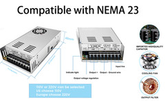 Nema23 57 Closed-loop Stepper Motor 1.2Nm 2.2Nm 3Nm Hybrid Servo Driver Kit CNC