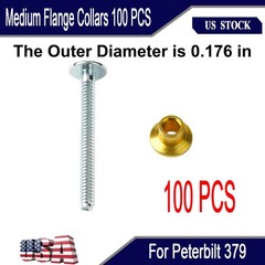 For Peterbilt 379 Hucks & Collars – 3/16″ Medium Flange Collars Pack of 100 US