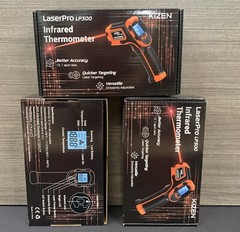 ( X3 ) Infrared Thermometer Gun (Laserpro LP300) – Handheld Heat Temperature Gun