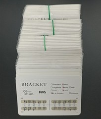 20Pcs/Kit Orthodontic Dental Metal Brackets MIM Braces Mini Roth 022 Hooks 345
