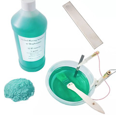 Nickel Brush Plating Kit, 32oz Solution, Anode, Brighteners, Power Supply