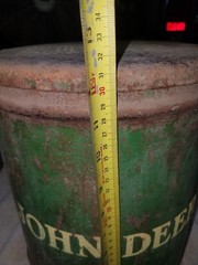 John Deere Vintage Antique 2-Row Corn Bean Seed Planter seed Box original