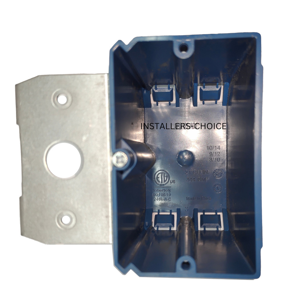 5 pcs 1-Gang 21 Cu In New Work ETL Adjustable Electrical Box & Vertical Mount