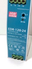 MEANWELL EDR-120-24 SWITCHING POWER SUPPLY (FREE SHIPPING)