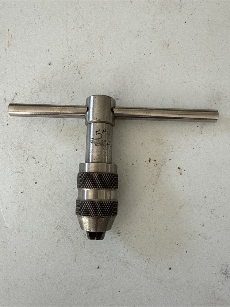 Starrett 93C T-Handle Tap Wrench 1/4-1/2″ (6.4-12.7mm) Capacity Tap Size