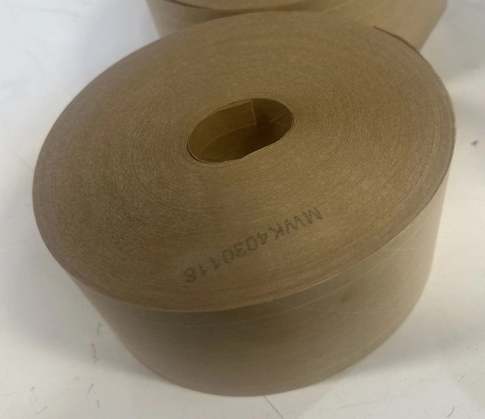3″ x 450 feet Reinforced Water-Activated Kraft Gummed Tape Secure Paper Packing