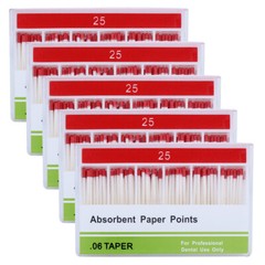 Dental Endo Cotton Fiber Absorbent Paper Points PP0.04 /0.06 15-40# 25# 30# 35#