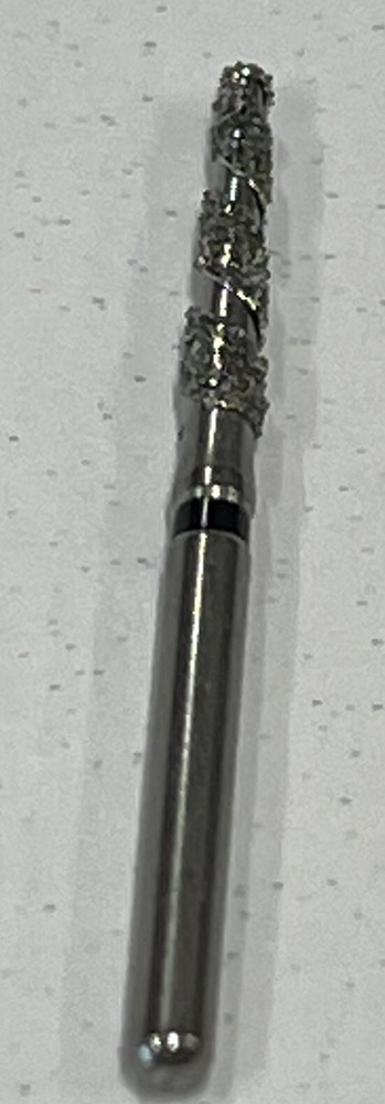 HR198-016Lxc /8116.8C Spiral FG Diamond ExtraCoarse Grit Round End Taper 20 Bur