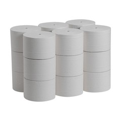 Georgia Pacific Compact 2-Ply Toilet Tissue Paper Rolls Coreless 18 Rolls 19378