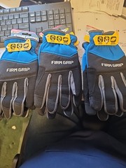Firm Grip Workmaster Work Gloves, Large, Touch Screen, Quick Fit,