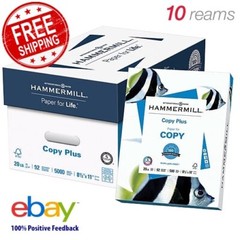 *NEW* Case Copy Printer Printing Paper 8 1/2 x 11 Letter Size 10 Reams 5000 Shts