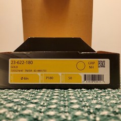 Mirka 23-622-180 Gold Grip Disc – 180 Grit – P180 – Qty 50 pieces – New Boxes