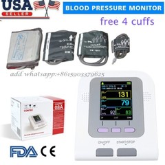 Adult/Infant/Child Blood Pressure Monitor Digital NIBP Machine Upper Arm 4 Cuffs