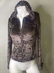 Lululemon Hooded Define Jacket Crushed Velvet French Press Brown Size 4