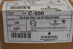 Emerson 3/8″ Two-Screw Clamp Connectors Neer C-500 – Pack Of 100