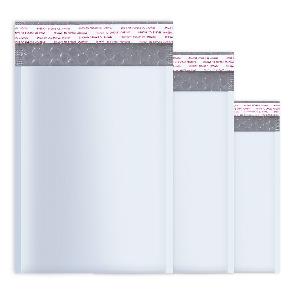 Poly Bubble Mailers #000 #00 #0 #1 #2 #3 #4 #5 #6 #7 Padded Envelopes Shipping