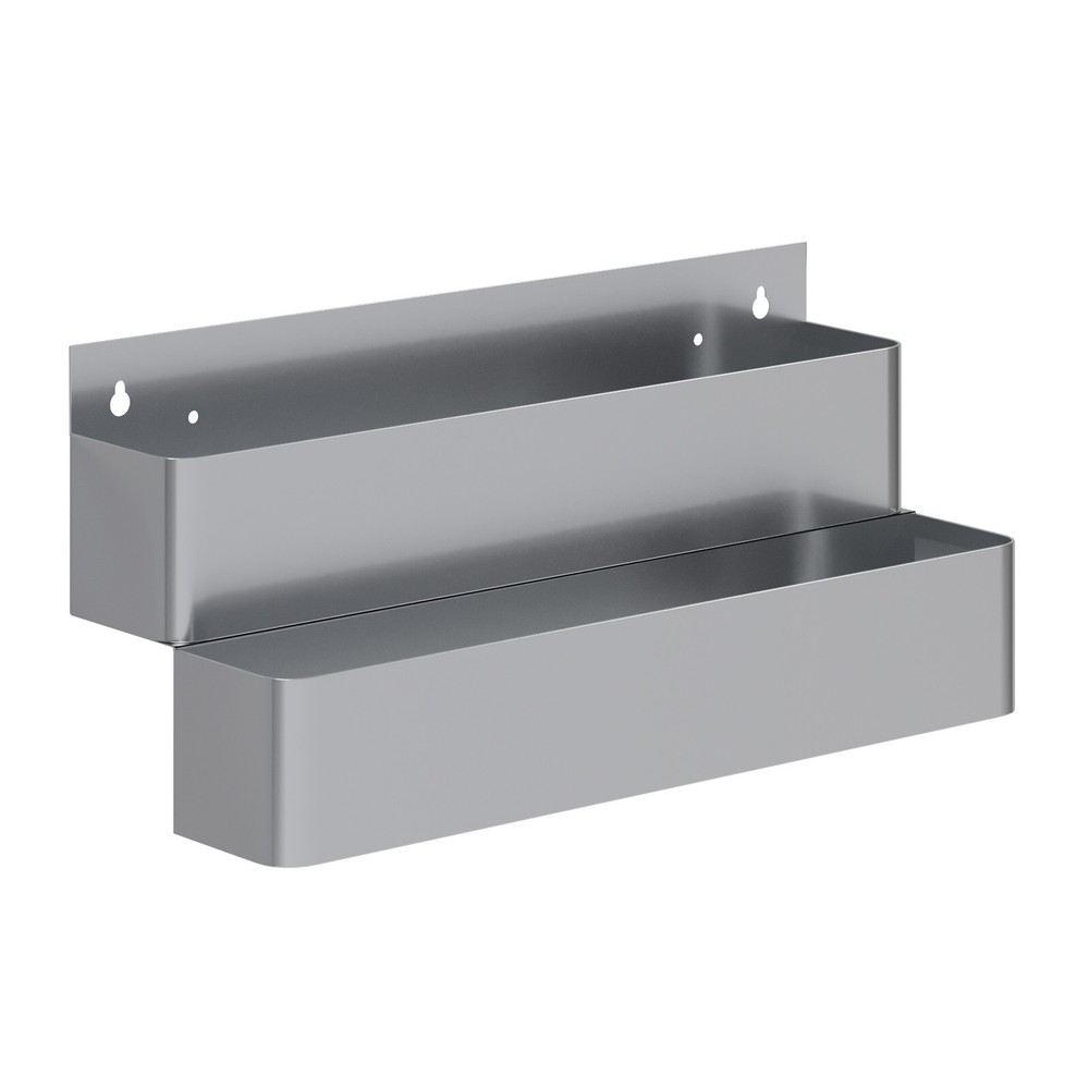 22 in. Double Tier Stainless Steel Speed Rail