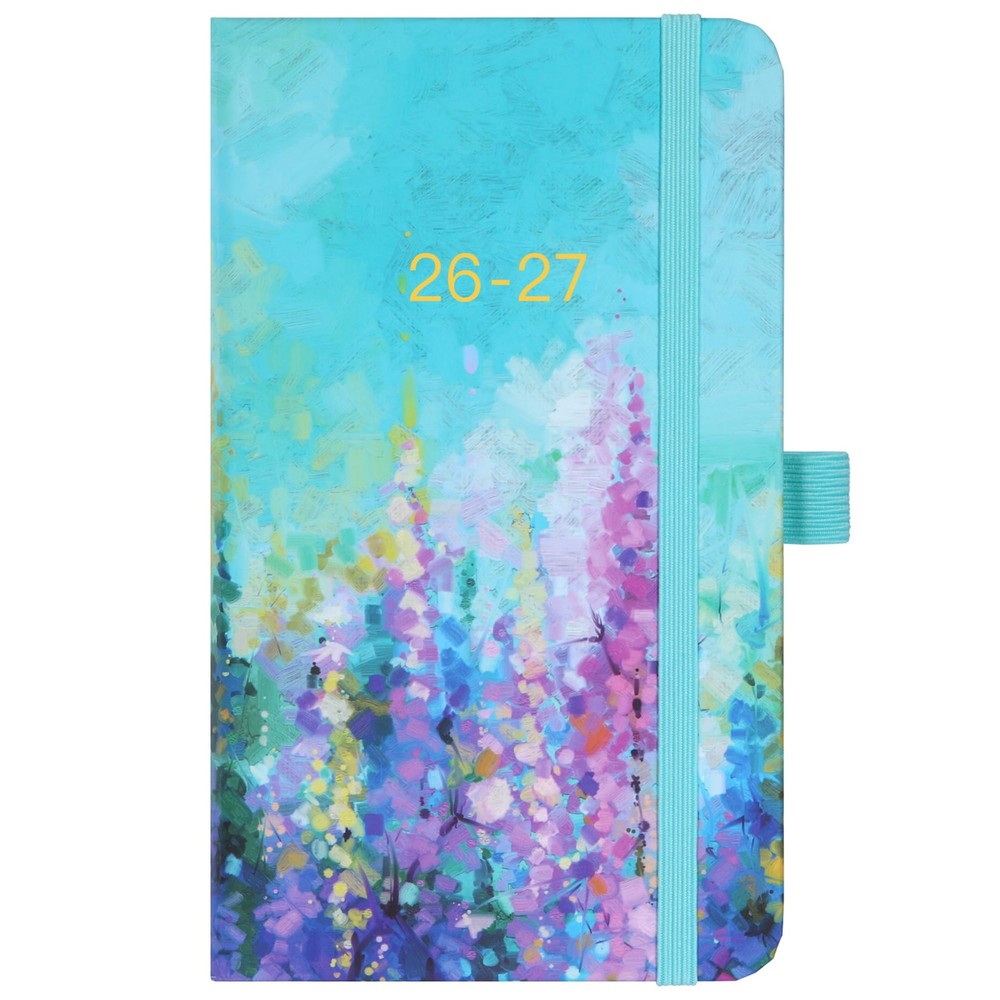 Pocket Planner 2026-2027 – Calendar 2026-2027, A6: Oil Painting, Green