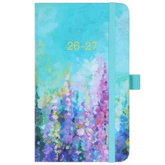 Pocket Planner 2026-2027 – Calendar 2026-2027, A6: Oil Painting, Green