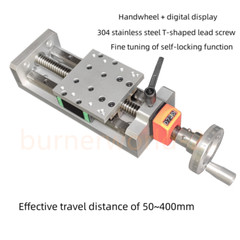 Linear Sliding Table Module T-shaped Screw Self-locking Digital Display XY Axis