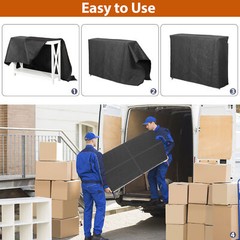 6 Heavy Duty Moving Packing Blankets Ultra Thick Pro 72″ x 80″ Furniture Pads