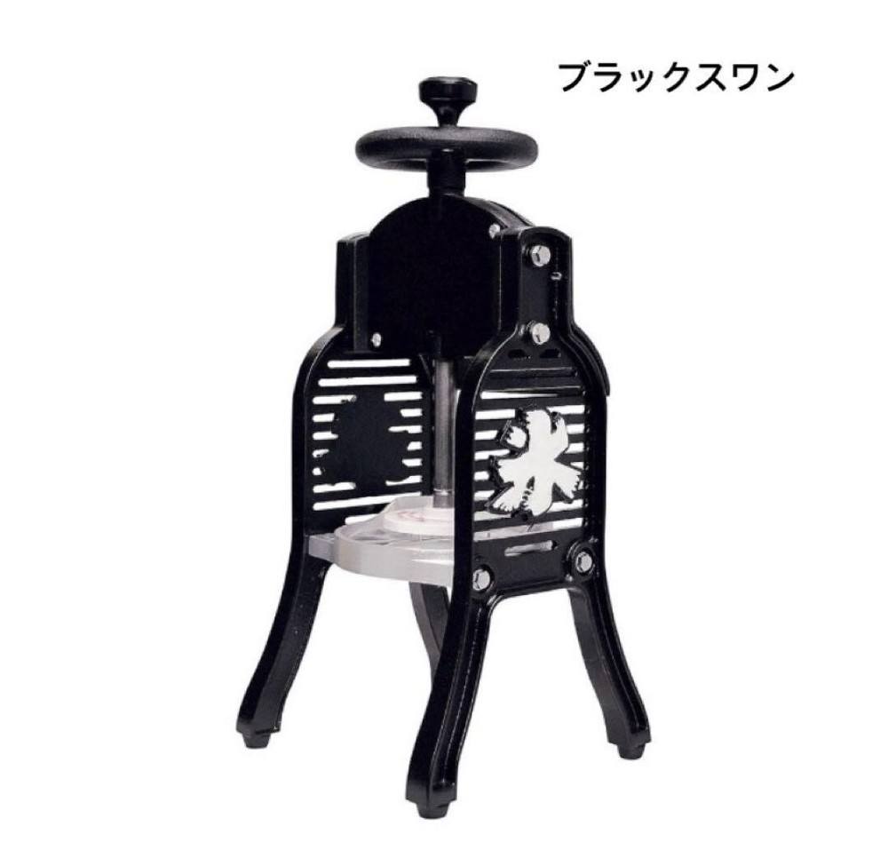Ikenaga Iron Works Swan Shaving Ice Machine Black Swan 7Kg