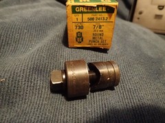 Vintage Greenlee Radio Chassis Punch Lot 12 Pc No 730 Punches Electrician Tools