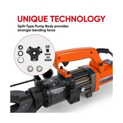 Electric Hydraulic Rebar Bender, 1500W 120V Portable Rebar Bender, Bending up…